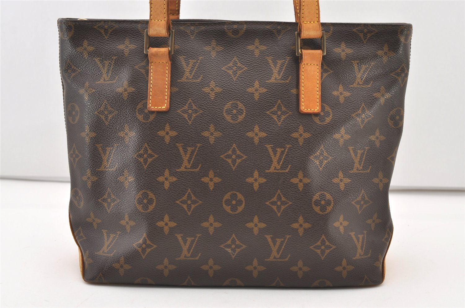 Authentic Louis Vuitton Monogram Cabas Piano Shoulder Tote Bag M51148 LV 2605J