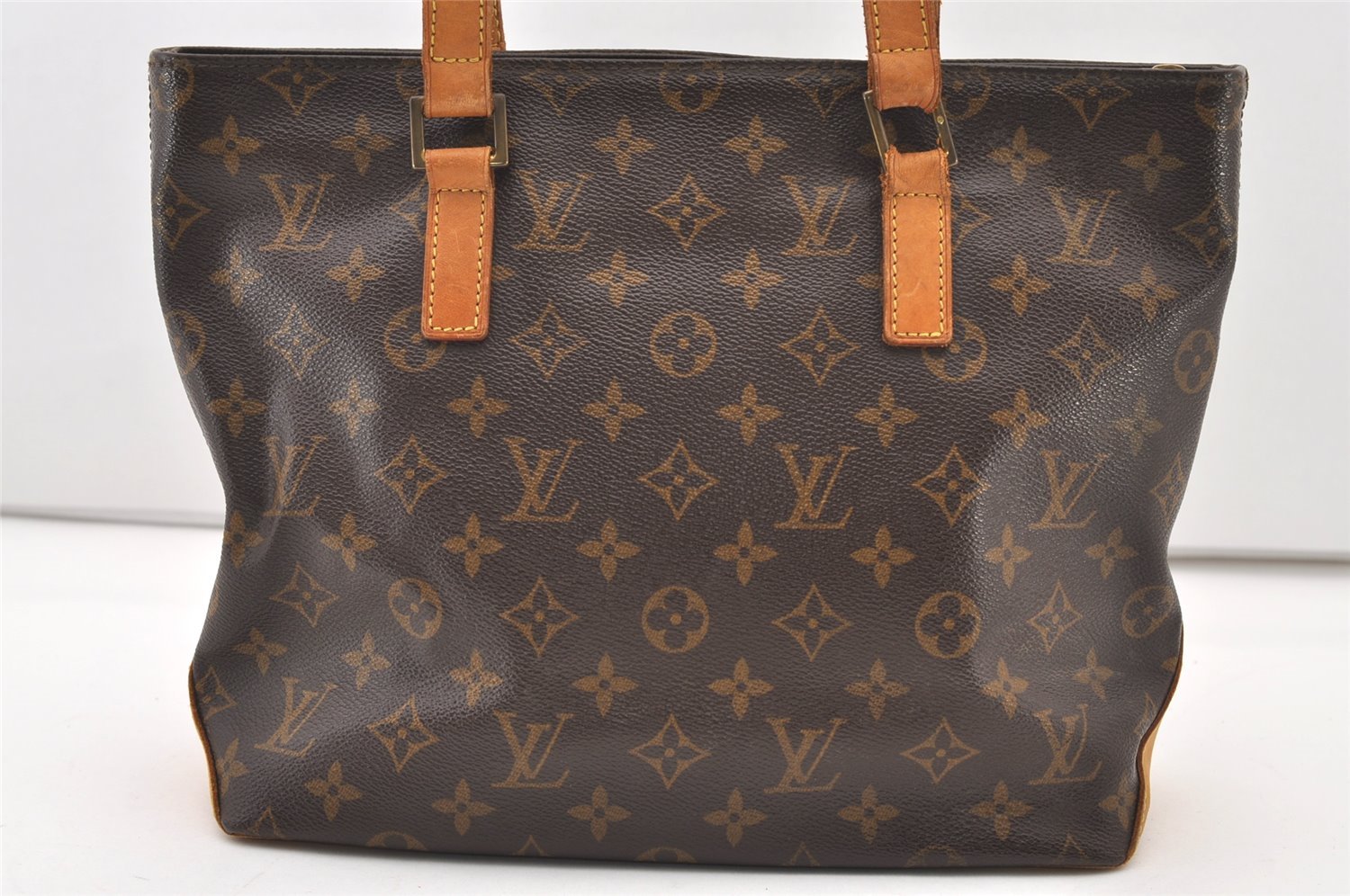 Authentic Louis Vuitton Monogram Cabas Piano Shoulder Tote Bag M51148 LV 2605J