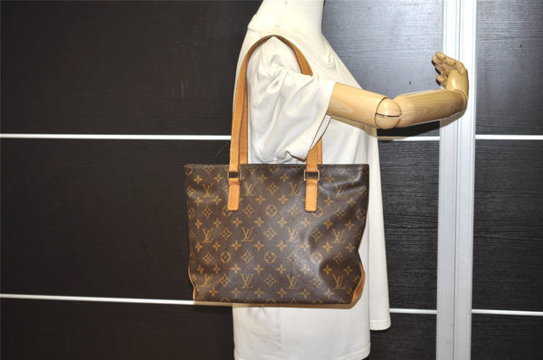 Authentic Louis Vuitton Monogram Cabas Piano Shoulder Tote Bag M51148 LV 2605J