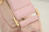 Authentic CHANEL New Travel Line Shoulder Hand Bag Nylon Leather Pink 2605K