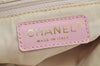 Authentic CHANEL New Travel Line Shoulder Hand Bag Nylon Leather Pink 2605K