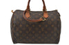 Authentic Louis Vuitton Monogram Speedy 30 Hand Boston Bag M41526 Junk 2606J