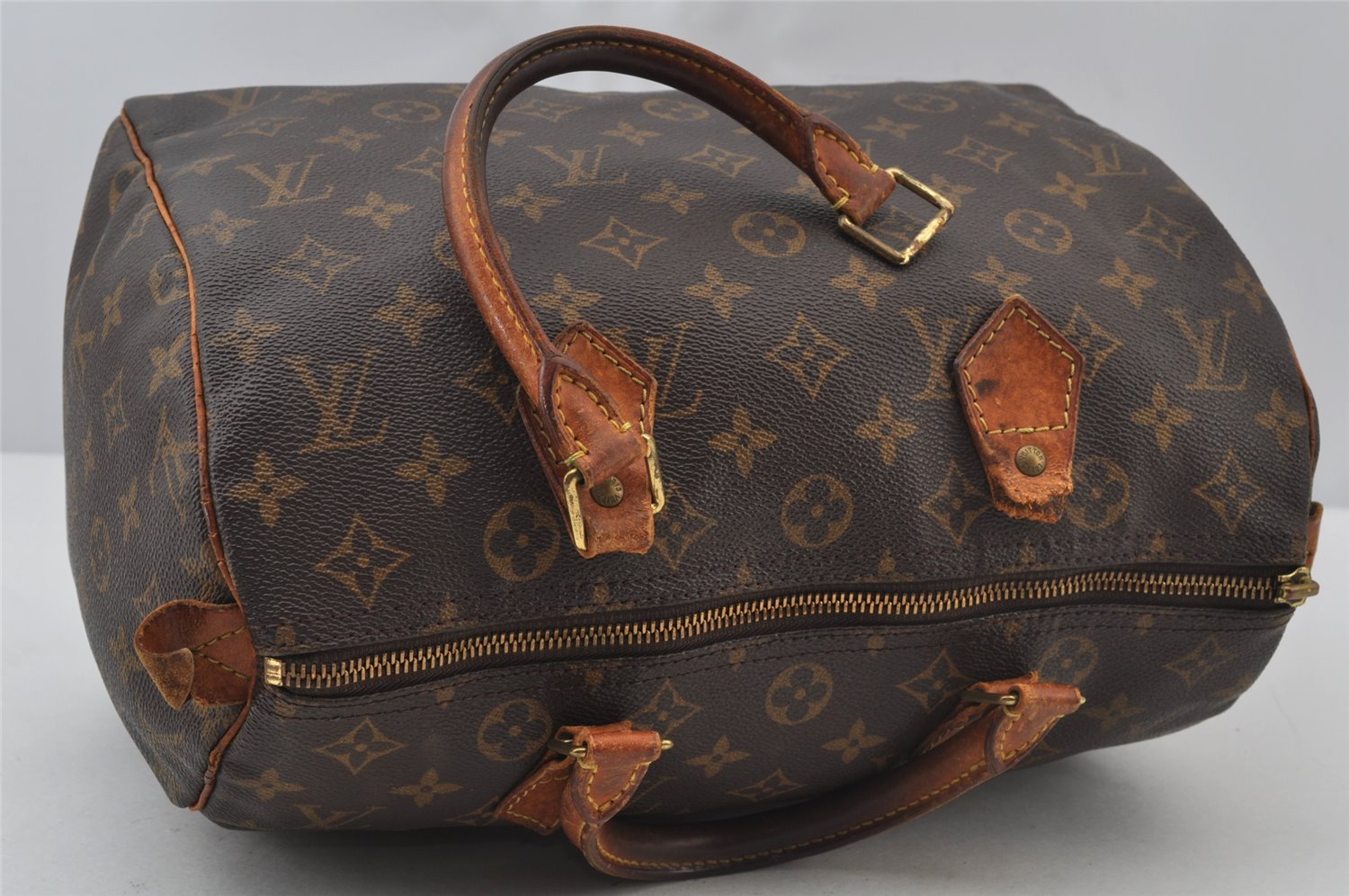 Authentic Louis Vuitton Monogram Speedy 30 Hand Boston Bag M41526 Junk 2606J