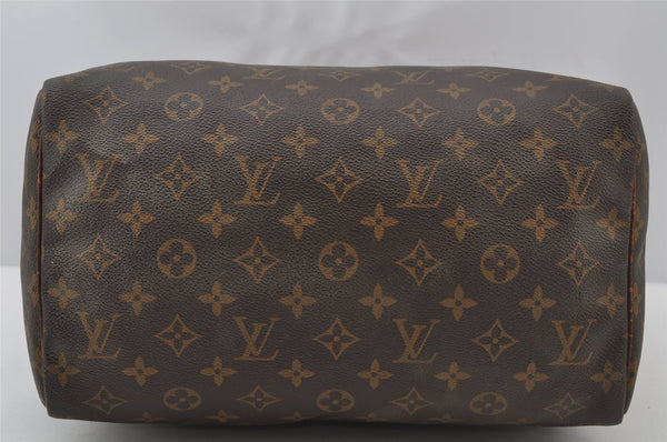 Authentic Louis Vuitton Monogram Speedy 30 Hand Boston Bag M41526 Junk 2606J