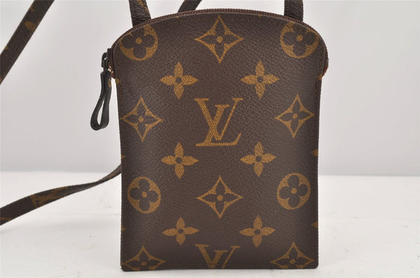 Auth Louis Vuitton Monogram Pochette Secret Shoulder Bag Pouch Old Model 2606K