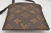 Auth Louis Vuitton Monogram Pochette Secret Shoulder Bag Pouch Old Model 2606K