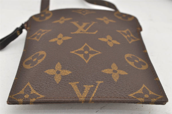 Auth Louis Vuitton Monogram Pochette Secret Shoulder Bag Pouch Old Model 2606K