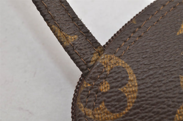 Auth Louis Vuitton Monogram Pochette Secret Shoulder Bag Pouch Old Model 2606K