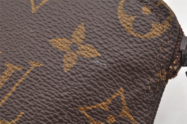 Auth Louis Vuitton Monogram Pochette Secret Shoulder Bag Pouch Old Model 2606K