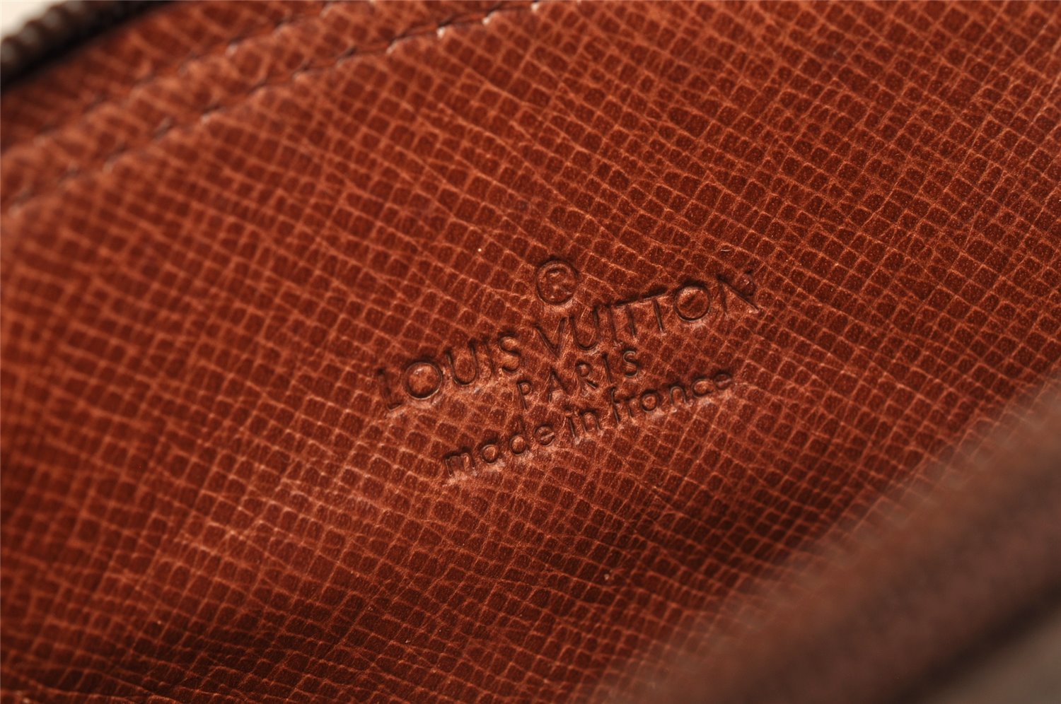 Auth Louis Vuitton Monogram Pochette Secret Shoulder Bag Pouch Old Model 2606K