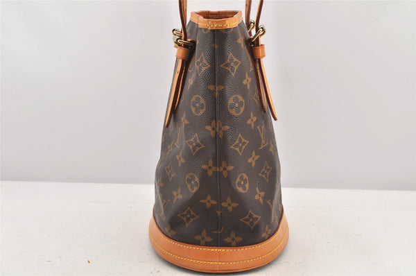 Authentic Louis Vuitton Monogram Bucket PM Shoulder Tote Bag M42238 Junk 2607K