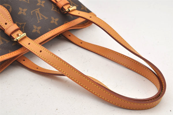 Authentic Louis Vuitton Monogram Bucket PM Shoulder Tote Bag M42238 Junk 2607K