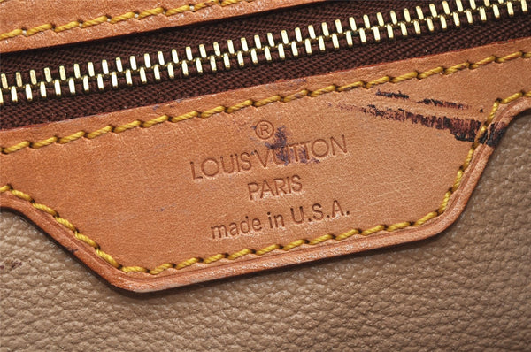 Authentic Louis Vuitton Monogram Bucket PM Shoulder Tote Bag M42238 Junk 2607K