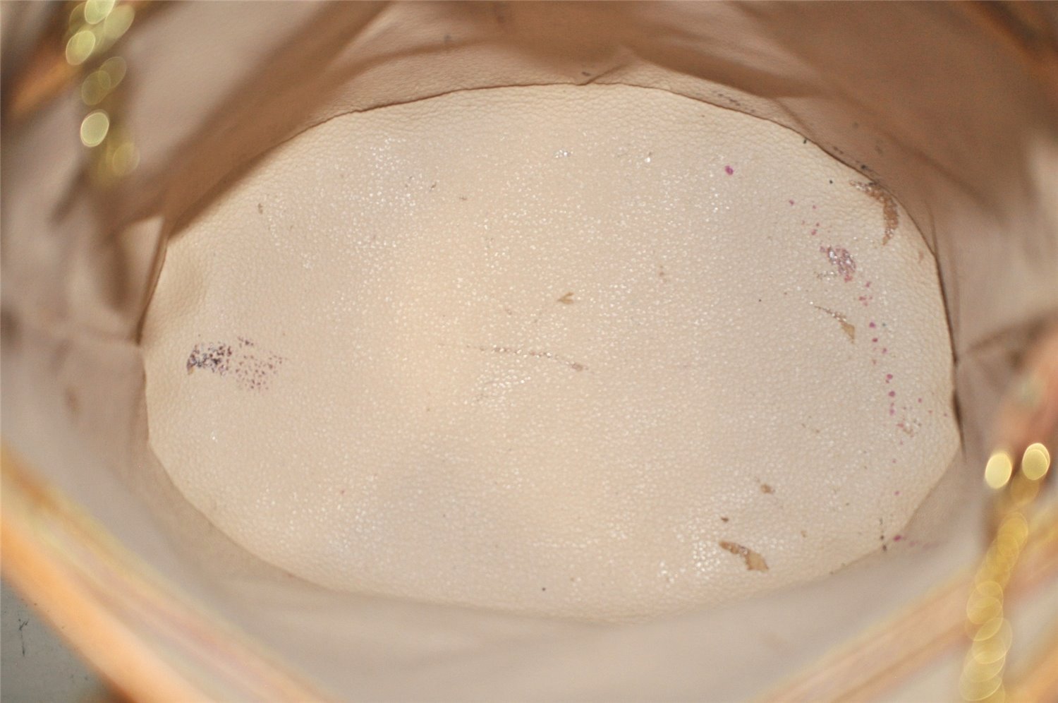 Authentic Louis Vuitton Monogram Bucket PM Shoulder Tote Bag M42238 Junk 2607K