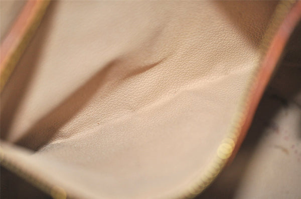 Authentic Louis Vuitton Monogram Bucket PM Shoulder Tote Bag M42238 Junk 2607K