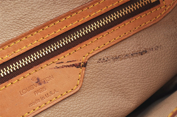 Authentic Louis Vuitton Monogram Bucket PM Shoulder Tote Bag M42238 Junk 2607K