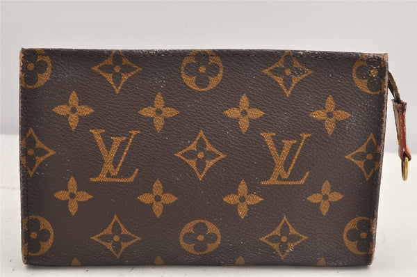 Authentic Louis Vuitton Monogram Bucket PM Shoulder Tote Bag M42238 Junk 2607K