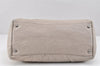 Authentic PRADA Vintage Leather 2Way Shoulder Hand Bag Light Gray 2608K
