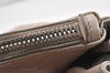 Authentic PRADA Vintage Leather 2Way Shoulder Hand Bag Light Gray 2608K
