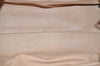 Authentic PRADA Vintage Leather 2Way Shoulder Hand Bag Light Gray 2608K