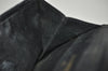 Authentic CHANEL Vintage Caviar Skin CoCo Mark Bifold Wallet Purse Black 2609I