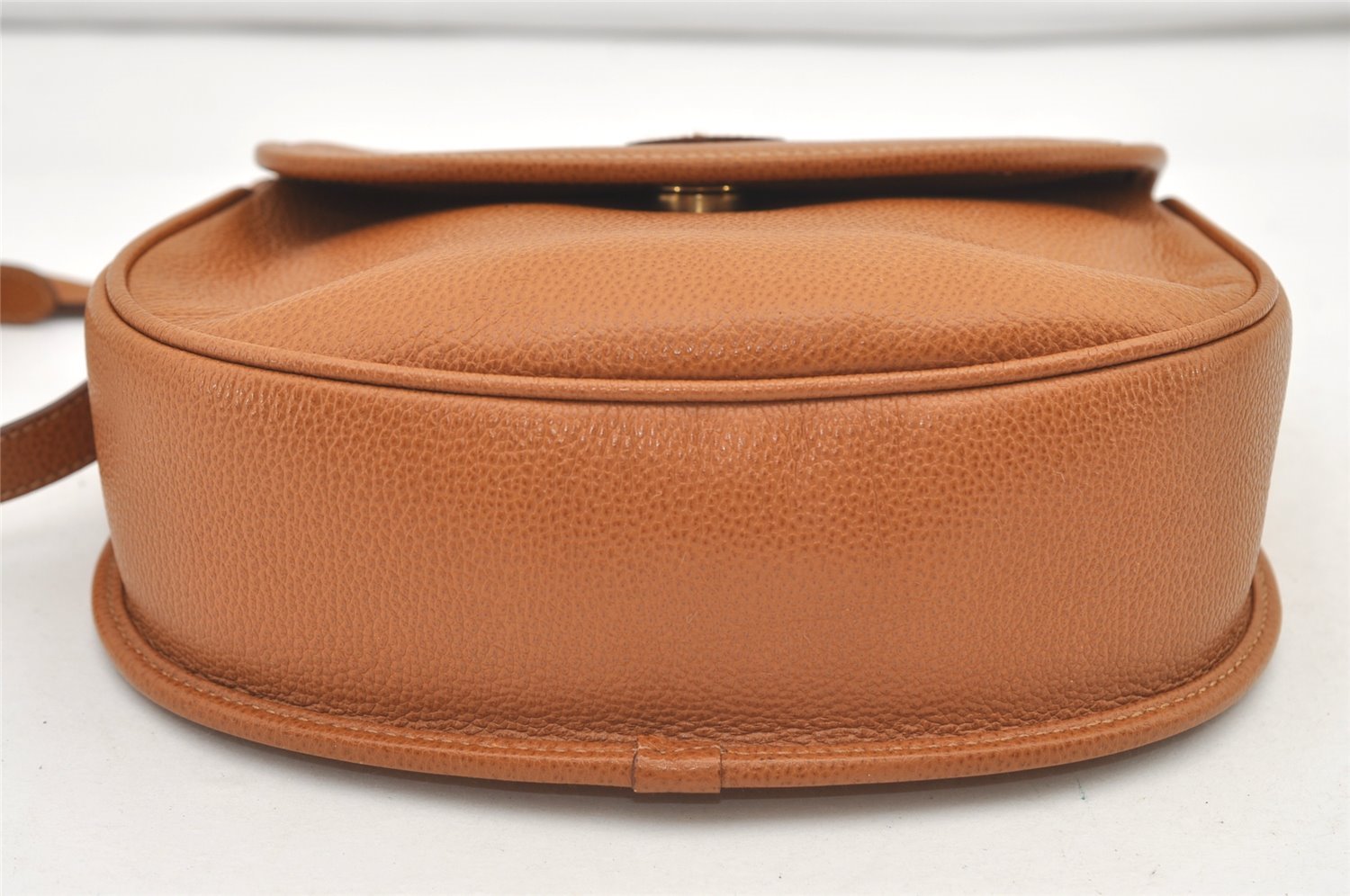 Authentic GUCCI Vintage Shoulder Cross Body Bag Purse Leather Brown Junk 2609J