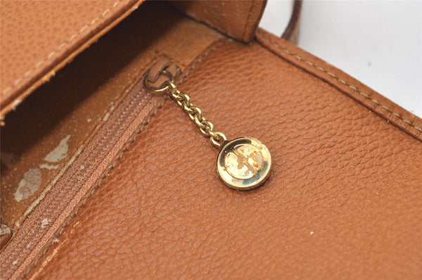 Authentic GUCCI Vintage Shoulder Cross Body Bag Purse Leather Brown Junk 2609J