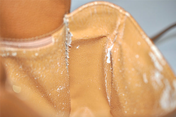 Authentic GUCCI Vintage Shoulder Cross Body Bag Purse Leather Brown Junk 2609J