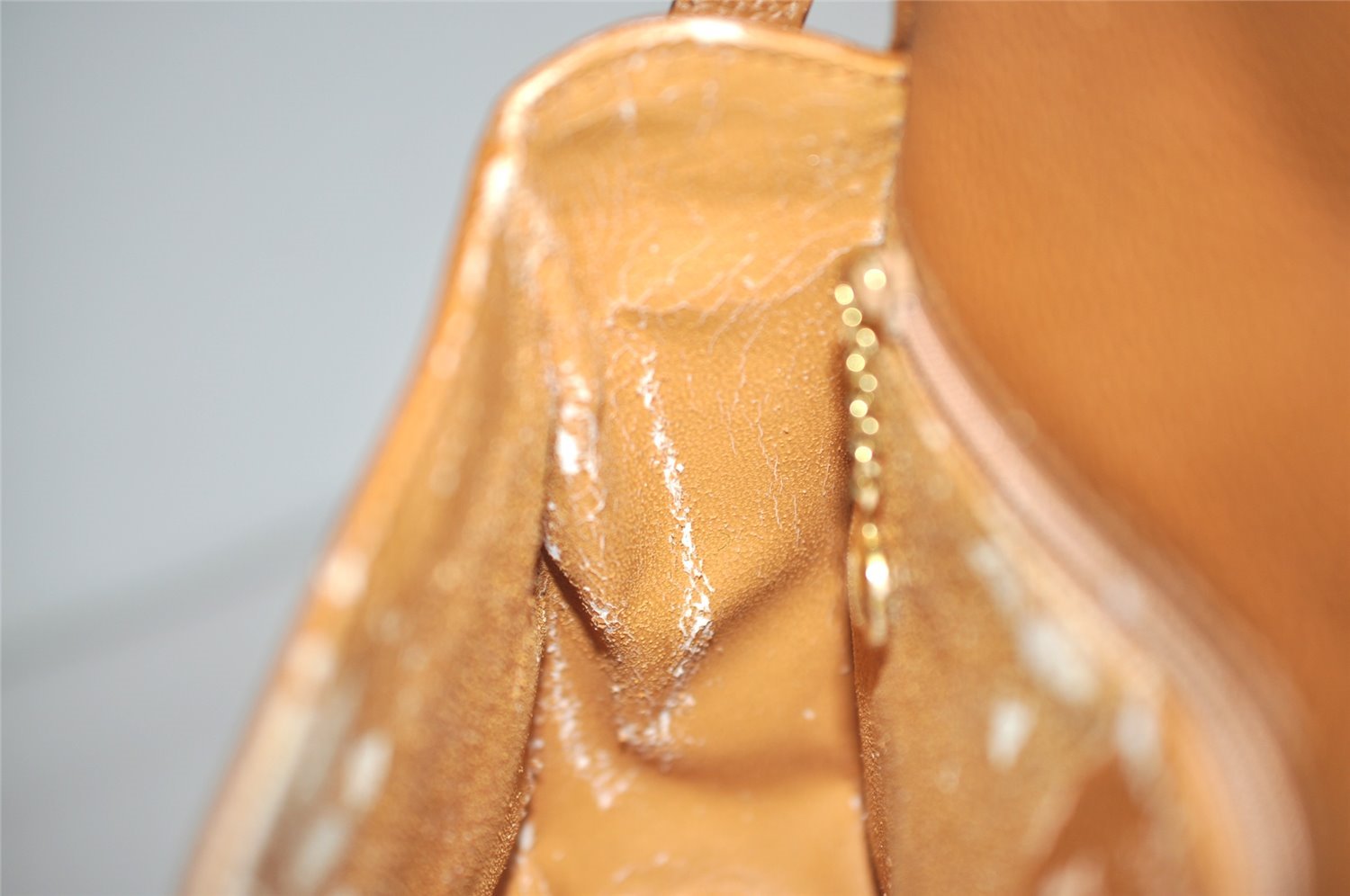 Authentic GUCCI Vintage Shoulder Cross Body Bag Purse Leather Brown Junk 2609J