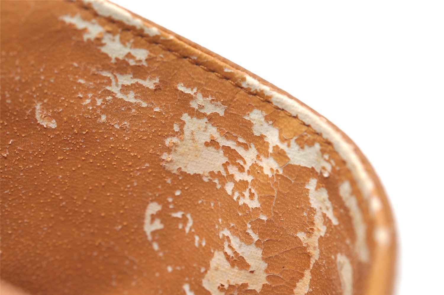 Authentic GUCCI Vintage Shoulder Cross Body Bag Purse Leather Brown Junk 2609J