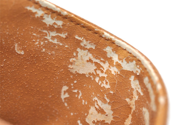 Authentic GUCCI Vintage Shoulder Cross Body Bag Purse Leather Brown Junk 2609J