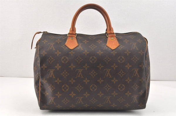 Authentic Louis Vuitton Monogram Speedy 30 Hand Boston Bag M41526 Junk 2609K