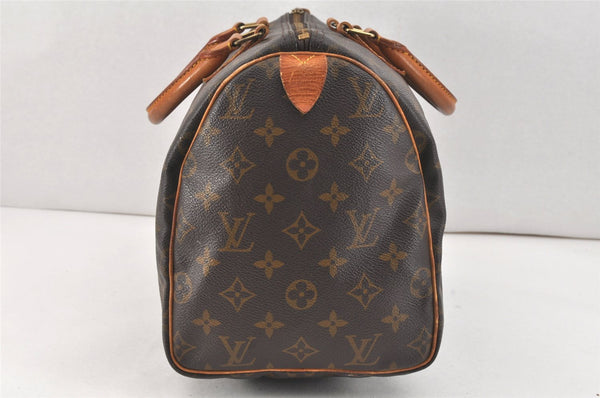 Authentic Louis Vuitton Monogram Speedy 30 Hand Boston Bag M41526 Junk 2609K