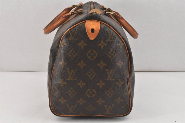 Authentic Louis Vuitton Monogram Speedy 30 Hand Boston Bag M41526 Junk 2609K