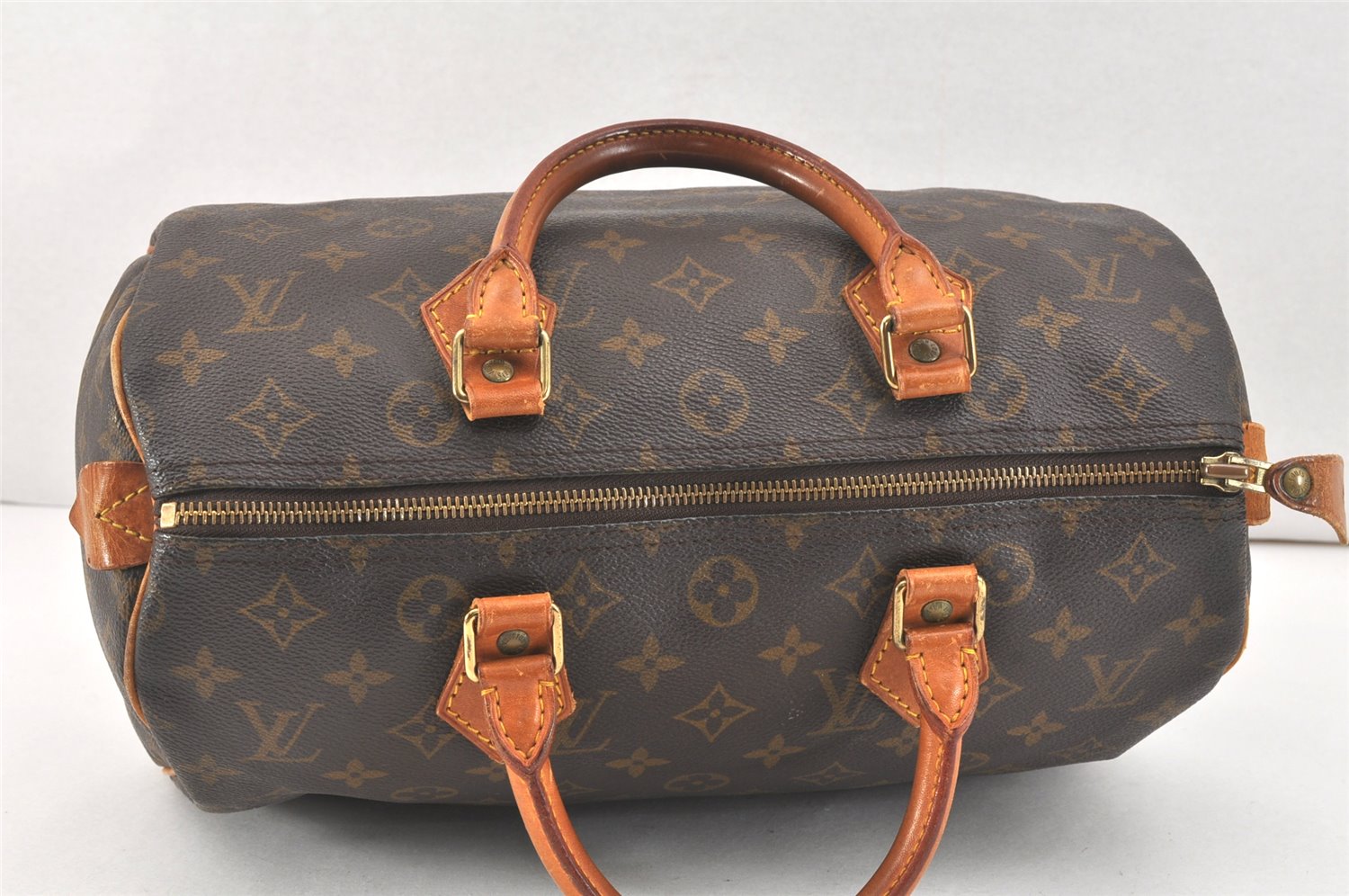 Authentic Louis Vuitton Monogram Speedy 30 Hand Boston Bag M41526 Junk 2609K