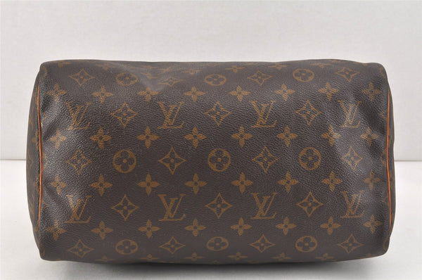 Authentic Louis Vuitton Monogram Speedy 30 Hand Boston Bag M41526 Junk 2609K