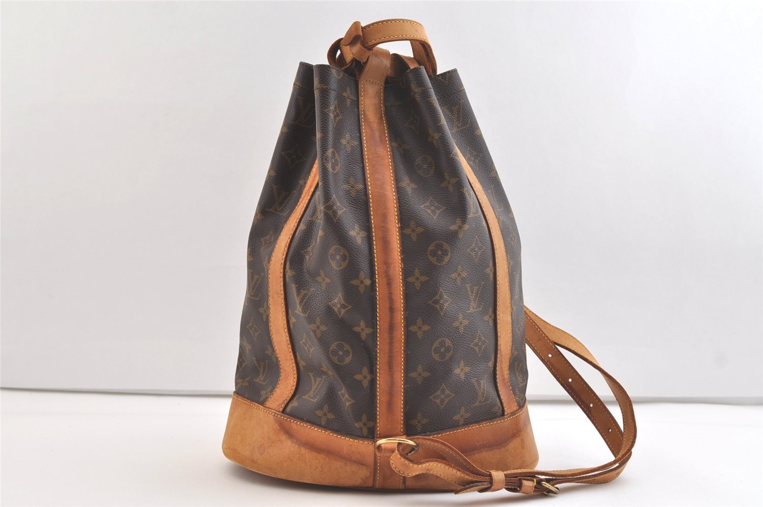 Authentic Louis Vuitton Monogram Randonnee PM Shoulder Bag M42243 LV 2610K