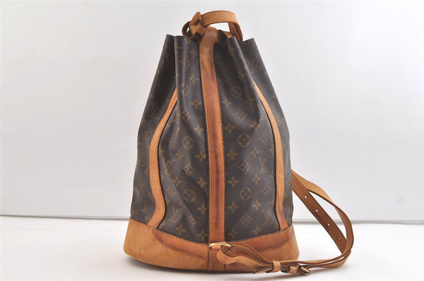 Authentic Louis Vuitton Monogram Randonnee PM Shoulder Bag M42243 LV 2610K
