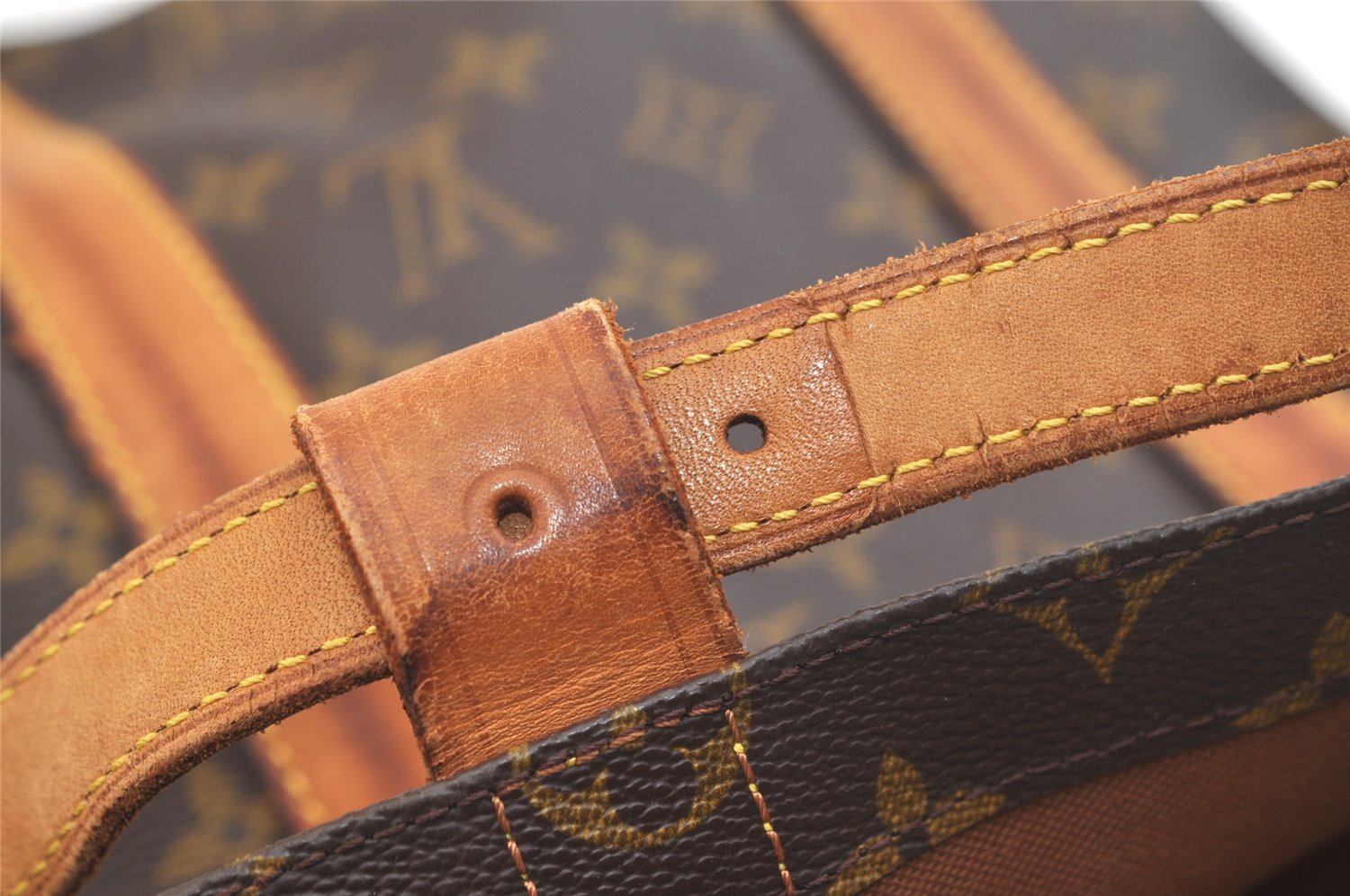 Authentic Louis Vuitton Monogram Randonnee PM Shoulder Bag M42243 LV 2610K