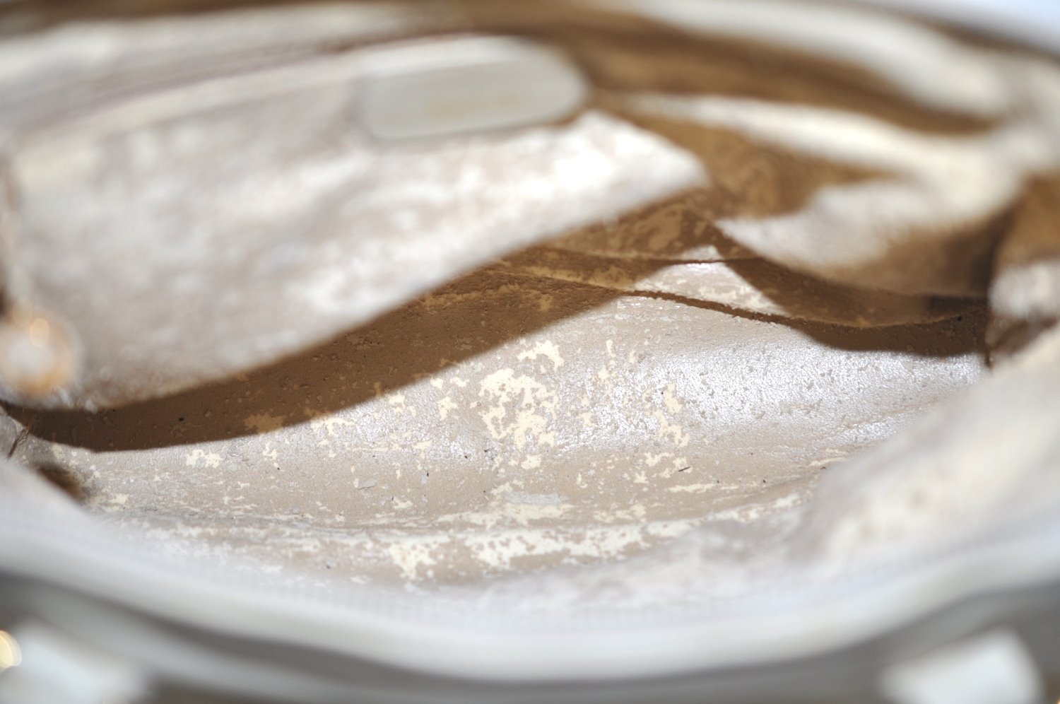 Authentic GUCCI Bamboo 2way Shoulder Hand Bag Purse Leather White Junk 2611H