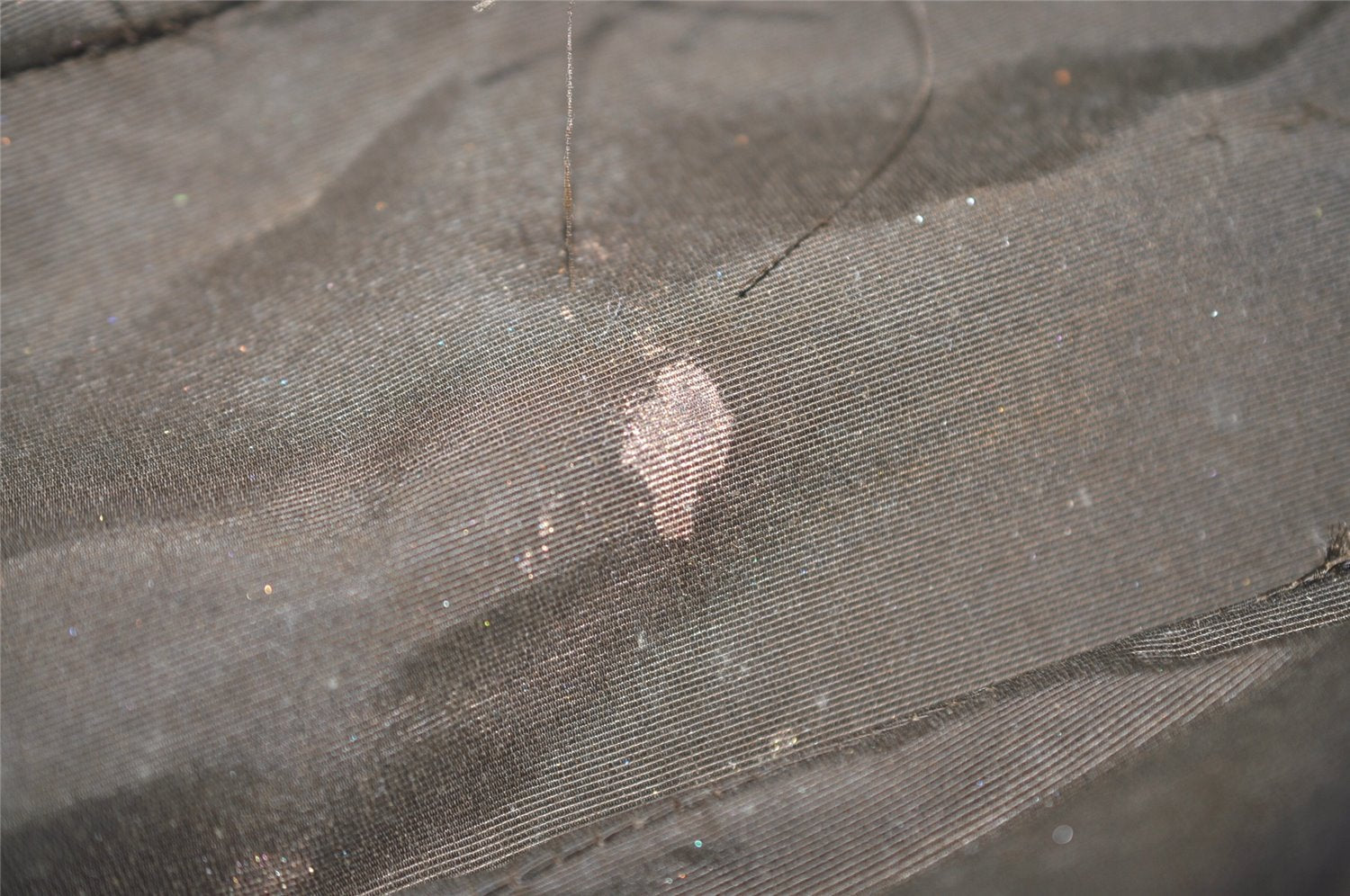 Authentic GUCCI Vintage Hand Bag Pouch Purse GG Canvas Leather 07198 Brown 2611I