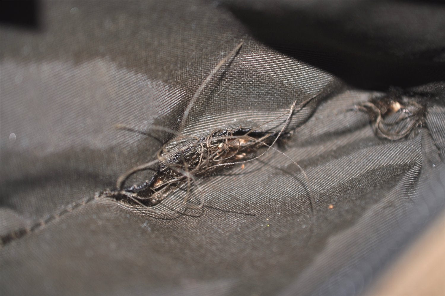 Authentic GUCCI Vintage Hand Bag Pouch Purse GG Canvas Leather 07198 Brown 2611I