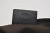Authentic GUCCI Vintage Hand Bag Pouch Purse GG Canvas Leather 07198 Brown 2611I