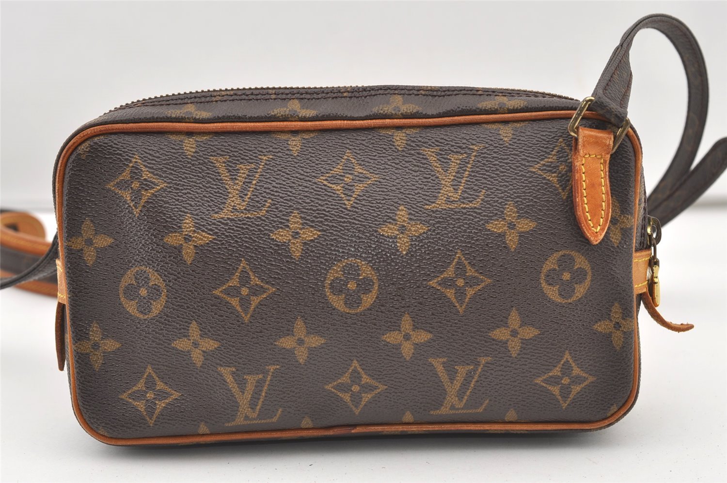 Auth Louis Vuitton Monogram Marly Bandouliere Shoulder Cross Bag M51828 LV 2611J