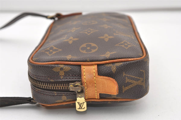 Auth Louis Vuitton Monogram Marly Bandouliere Shoulder Cross Bag M51828 LV 2611J
