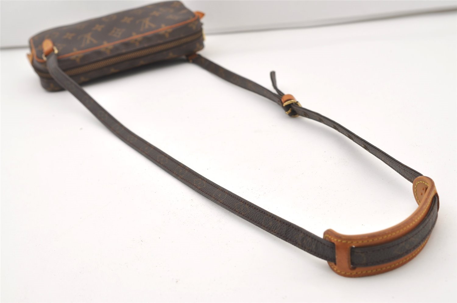 Auth Louis Vuitton Monogram Marly Bandouliere Shoulder Cross Bag M51828 LV 2611J