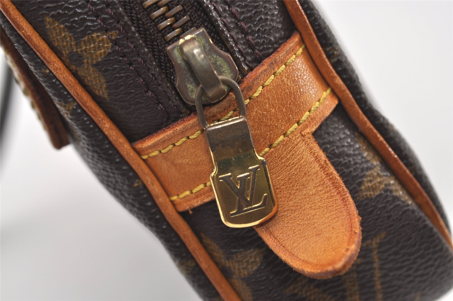 Auth Louis Vuitton Monogram Marly Bandouliere Shoulder Cross Bag M51828 LV 2611J