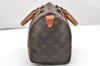 Authentic Louis Vuitton Monogram Speedy 25 Boston Hand Bag M41528 LV 2611K