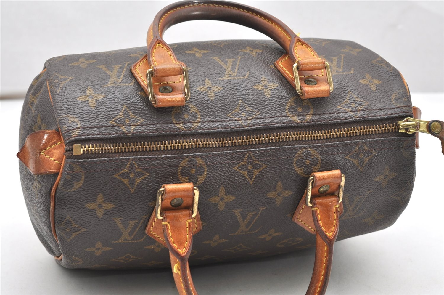 Authentic Louis Vuitton Monogram Speedy 25 Boston Hand Bag M41528 LV 2611K