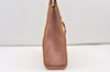 Authentic GUCCI Jackie Tote Hand Bag Purse Suede Leather 0021065 Pink 2612J
